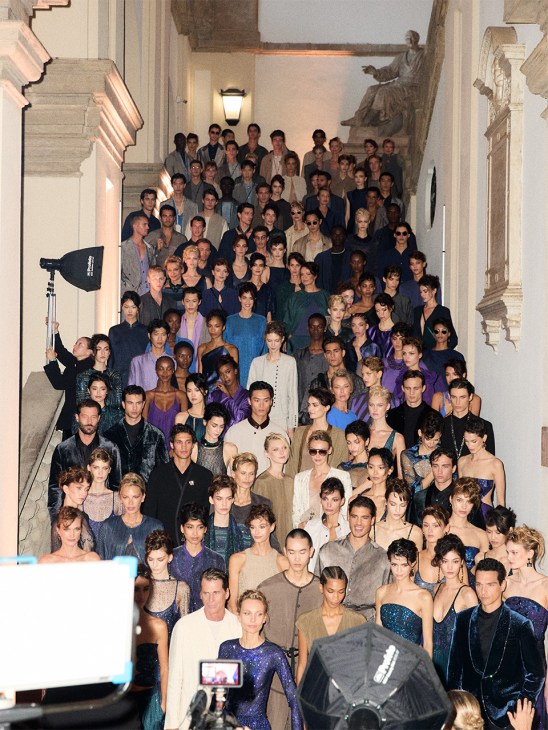Giorgio Armani’s farewell show at Milan Fashion Week