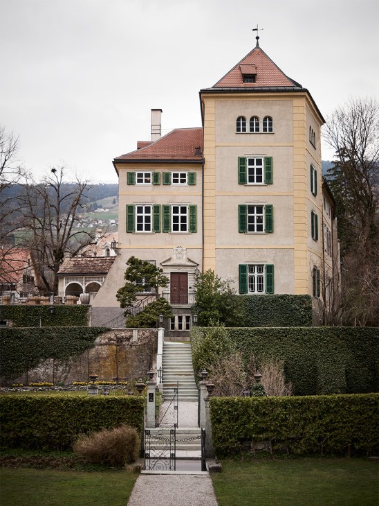 Exterior of Schloss Schauenstein Fürstenau, Switzerland