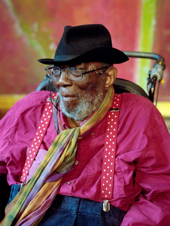 Frank Bowling portrait