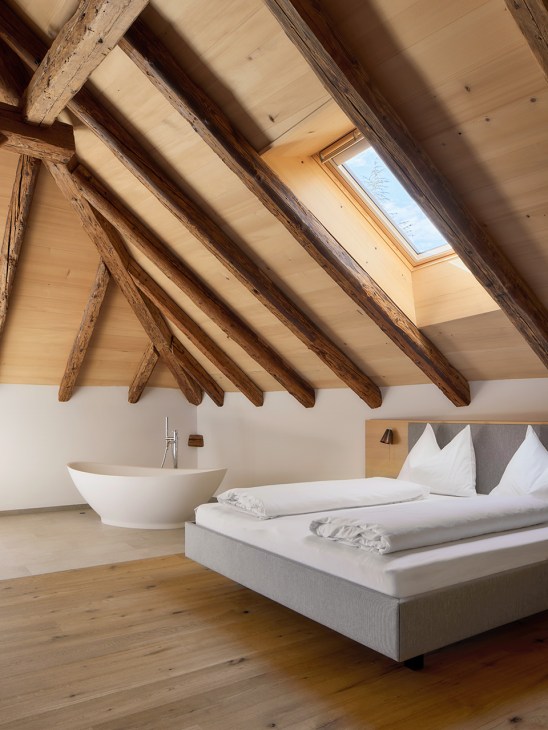 A spacious Dolomites farmhouse guest apartment designed by Harry Thaler