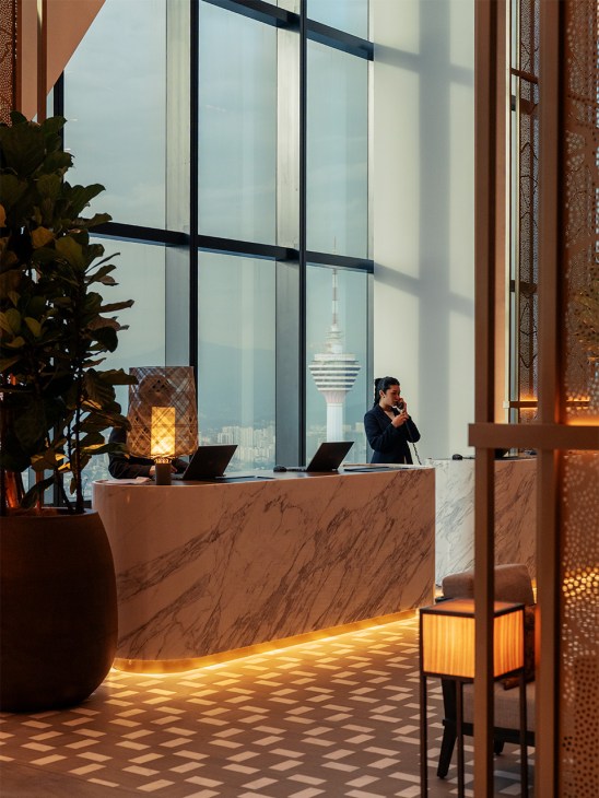 Lobby of Park Hyatt Kuala Lumpur