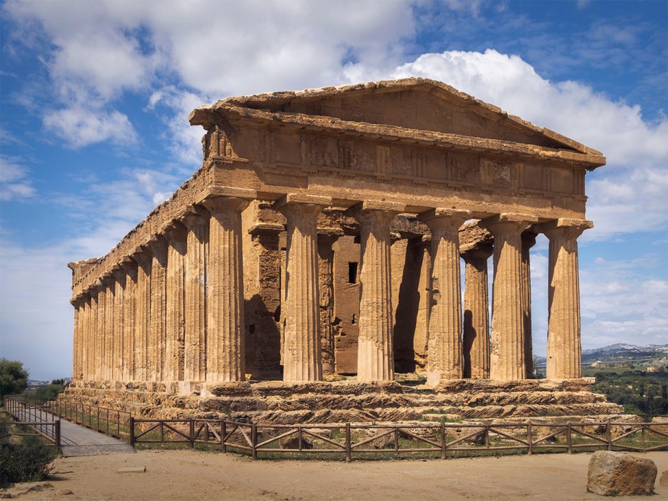 A Roman architecture-style building