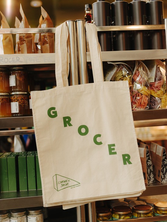 A bag at Corner Shop 18, London