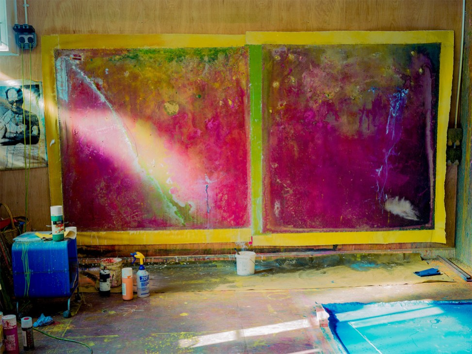 Frank Bowling artwork