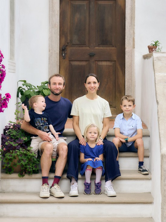 Andreas and Christa
Klotzner with their children