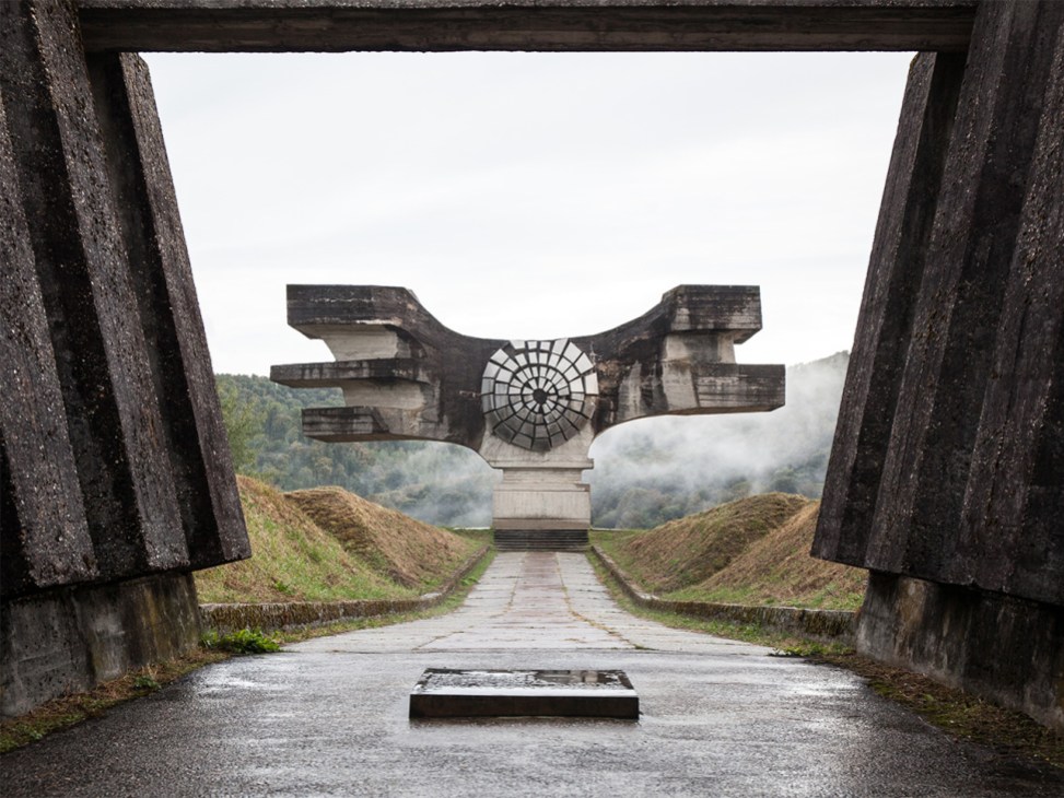 The Monument to the Revolution of the
People of Moslavina in Podgaric, Croatia