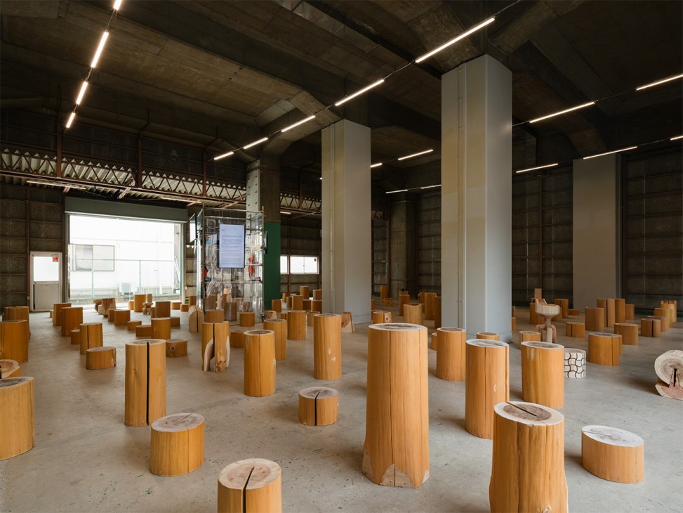 Event and art space at Skwat Kameari Art Centre, Tokyo