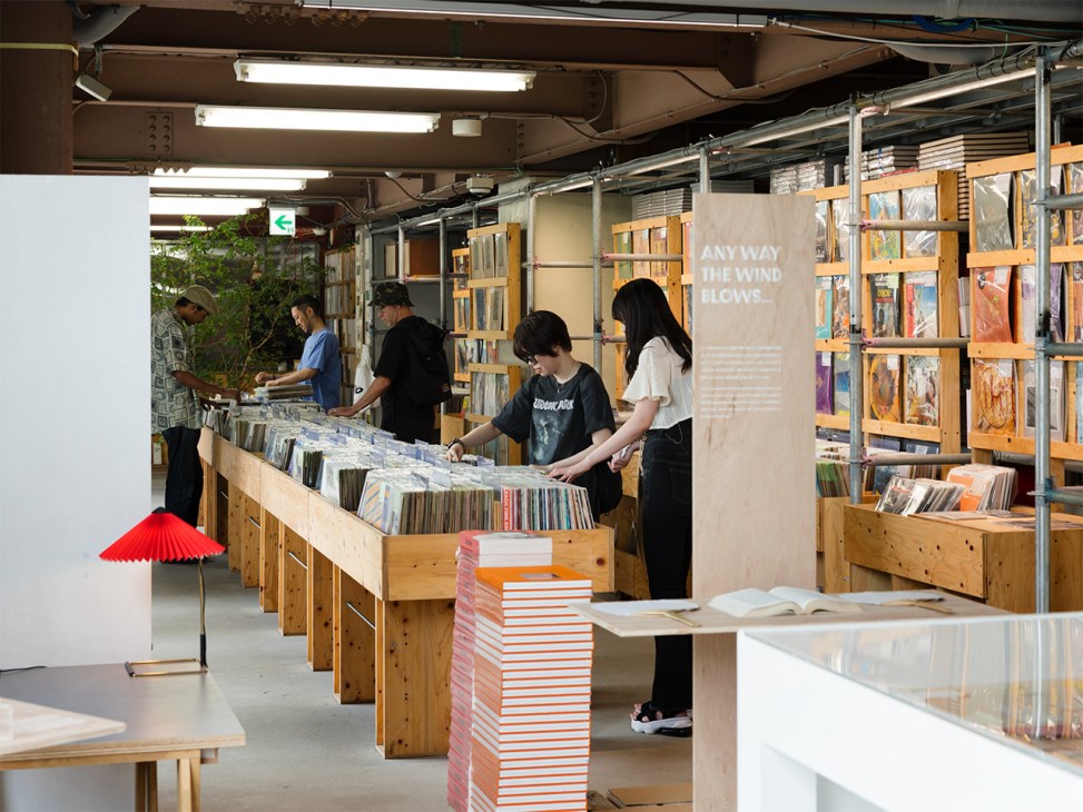 Records at Vinyl Delivery Service, Skwat Kameari Art Centre, Tokyo