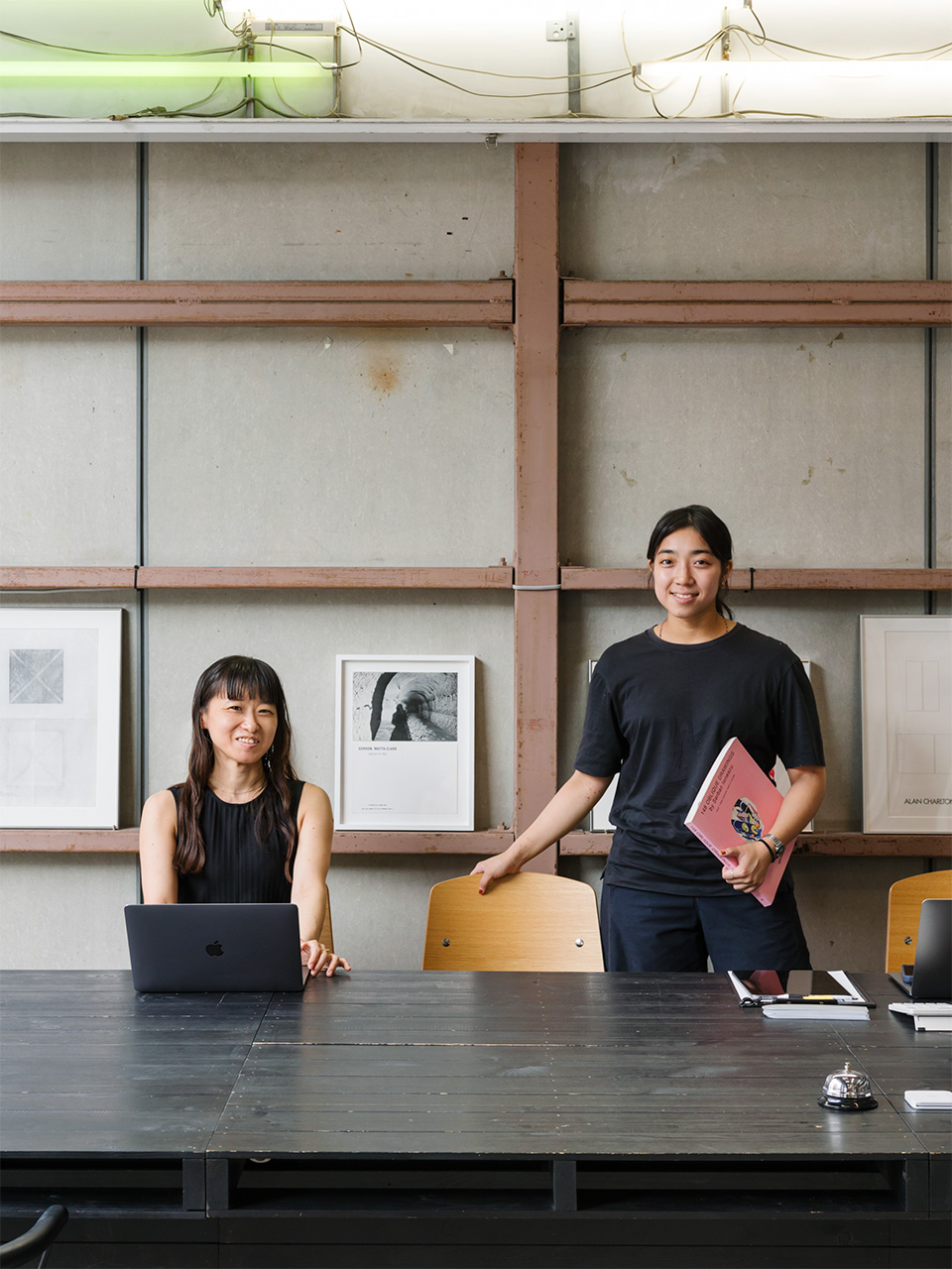 Toko Nomura (left) and Yoko Nakayama from Twelvebooks
