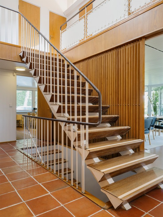 Staircase in Villa Evri, Helsinki