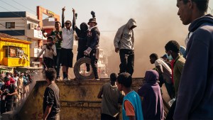Security forces intervene against the 'Gen-Z' protesters