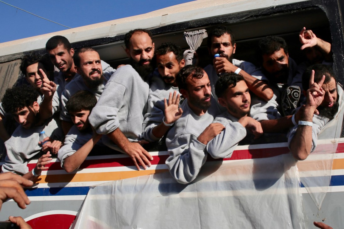 Homeward bound: Palestinian prisoners arrive in Gaza after their release