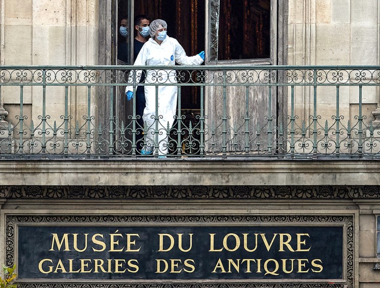 Investigator at the Louvre