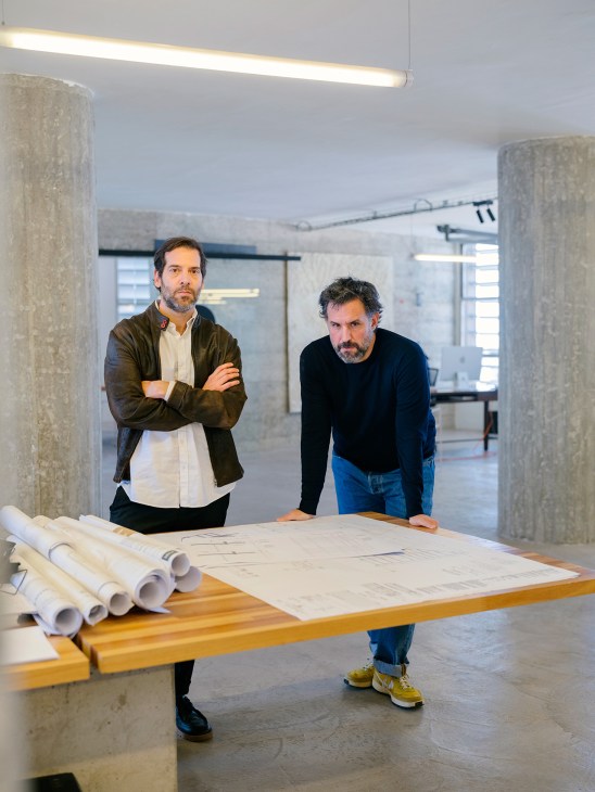 Metro Arquitetos Associados co-founders Gustavo Cedroni and Martin Corullon