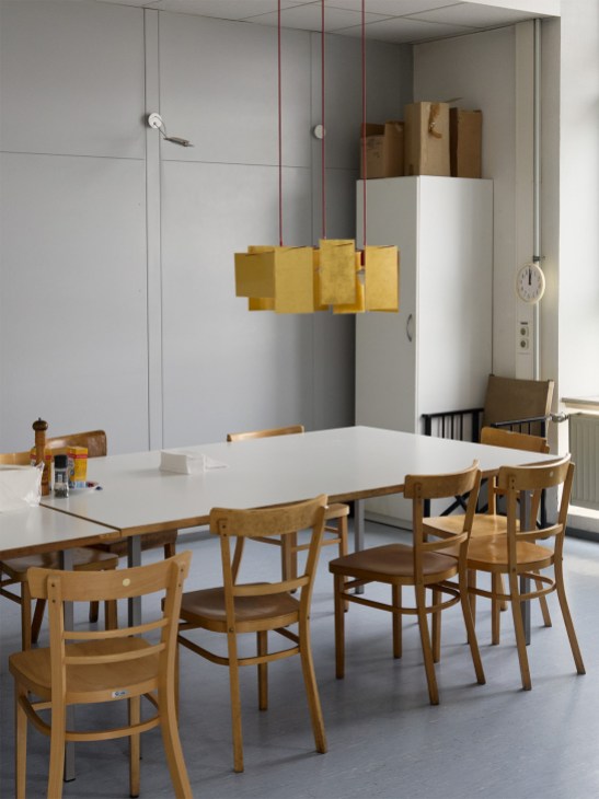 Ingo Maurer staff kitchen