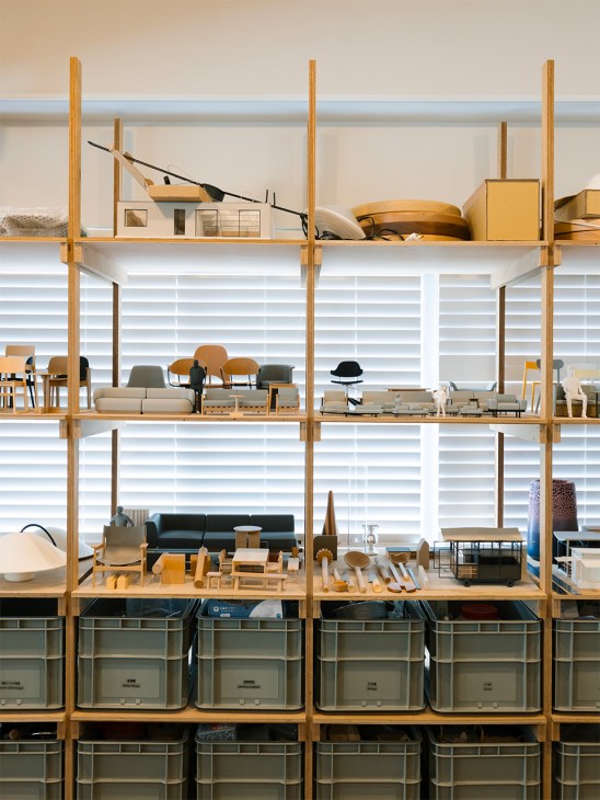 Prototype models in Keiji Ashizawa’s office