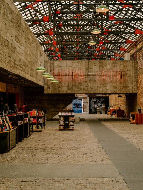 Inside Sesc Pompeia