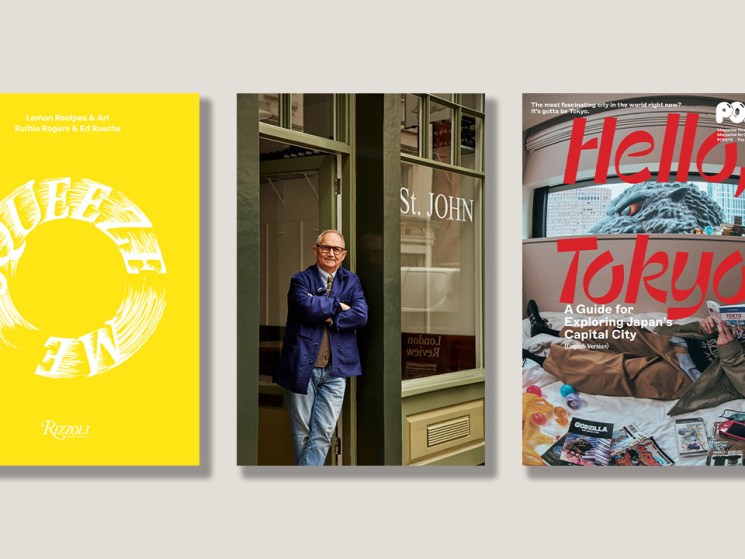 Ruthie Rogers’ lemon book with Ed Ruscha, St John at the bookshop and ‘Popeye’ in English