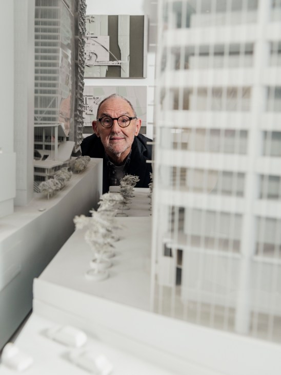 Portrait of Thom Mayne, Founding Partner of Morphosis