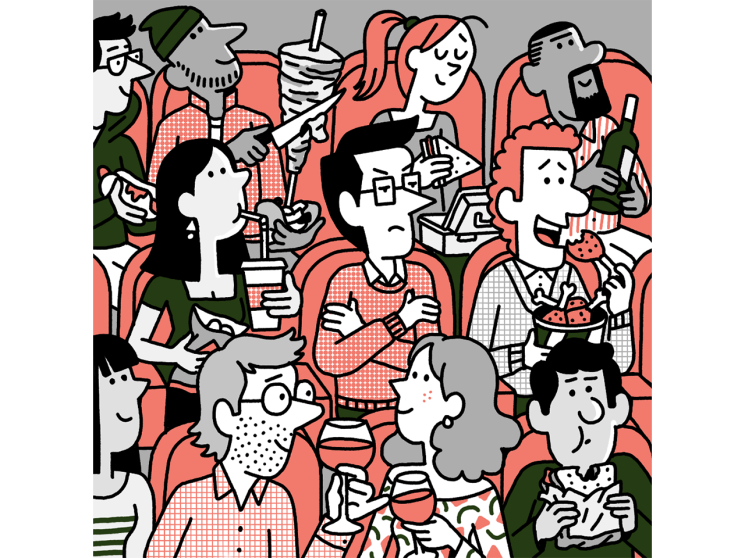 Andrew Tuck at the theatre