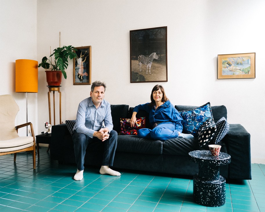 Konstantinos Pantazis and Marianna Rentzou in Monocle's Designers on Sofas book