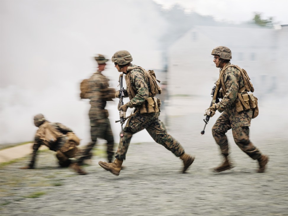 You can’t fight City Hall: Marine Corps students with Company C in action