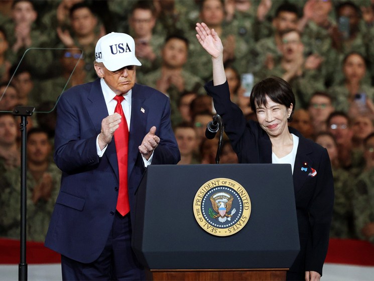 Japan’s new prime minister rolls out the red carpet for Donald Trump