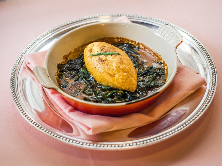La Poule au Pot's Quenelle de bar baignee d’une sauce nantua