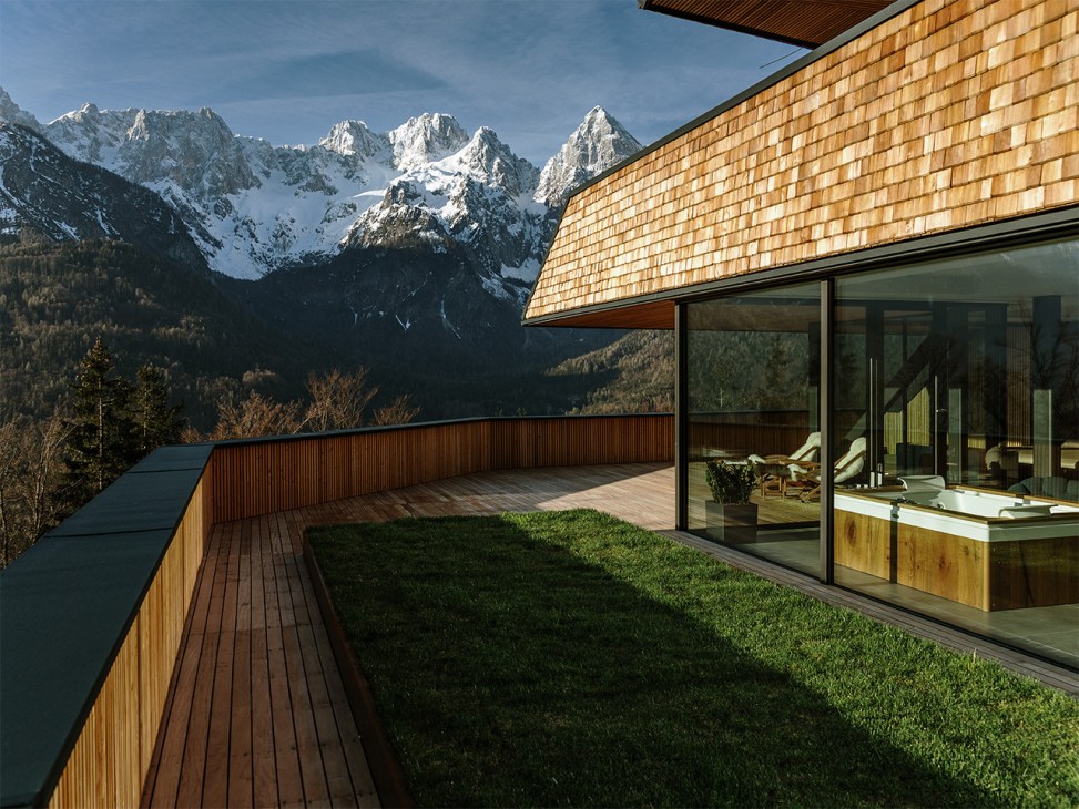 exterior of Chalet Sofija in Slovenia