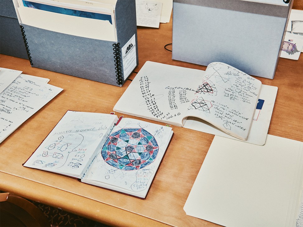 The North Face designer Bruce Hamilton’s
sketchbooks