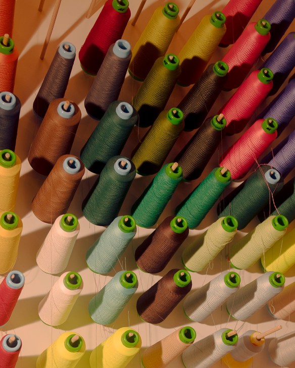 Threads used by the seamstresses