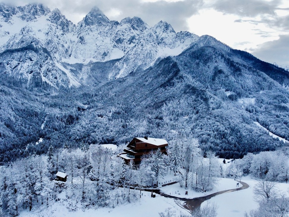 Snowy Mountains surround Chalet Sofia 