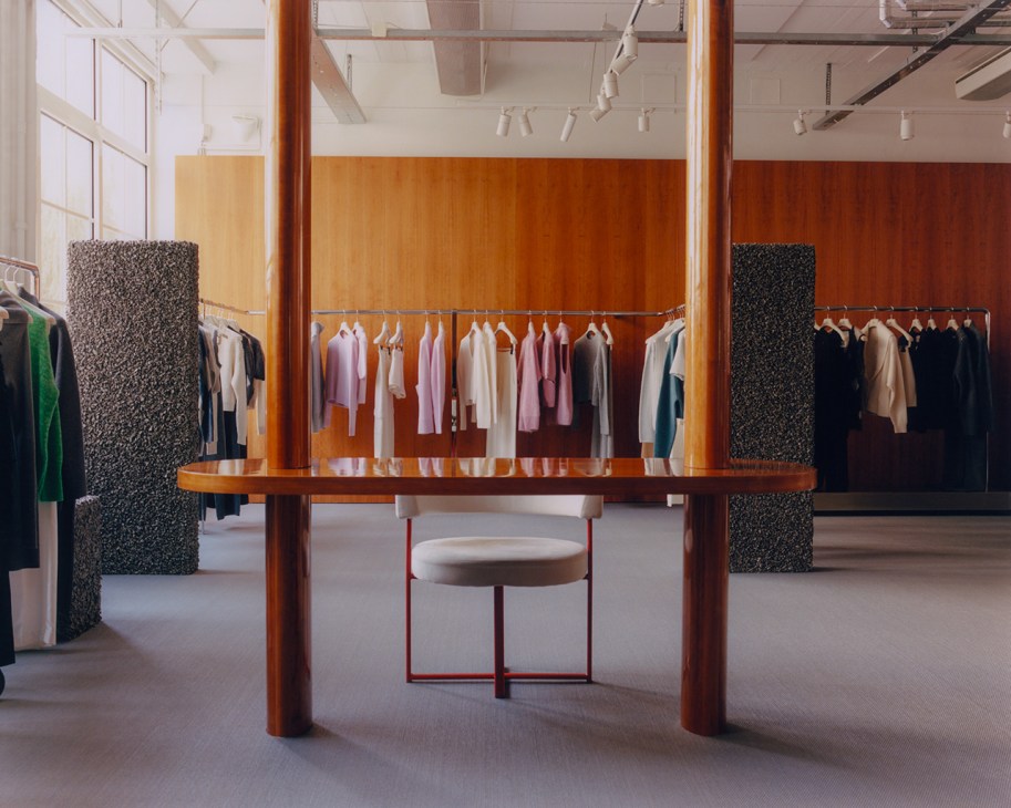Pannelled interior of the Lisa Yang store in Stolkhom