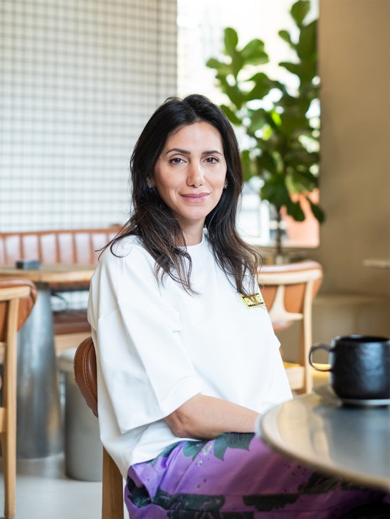 Rasha Halabi Assaf, owner of café Roff
