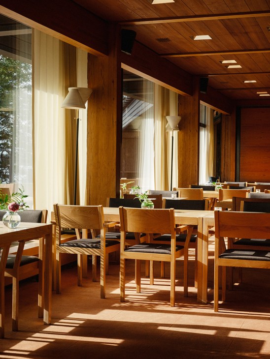 Inside Hanaholmen’s in-house restaurant, Plats