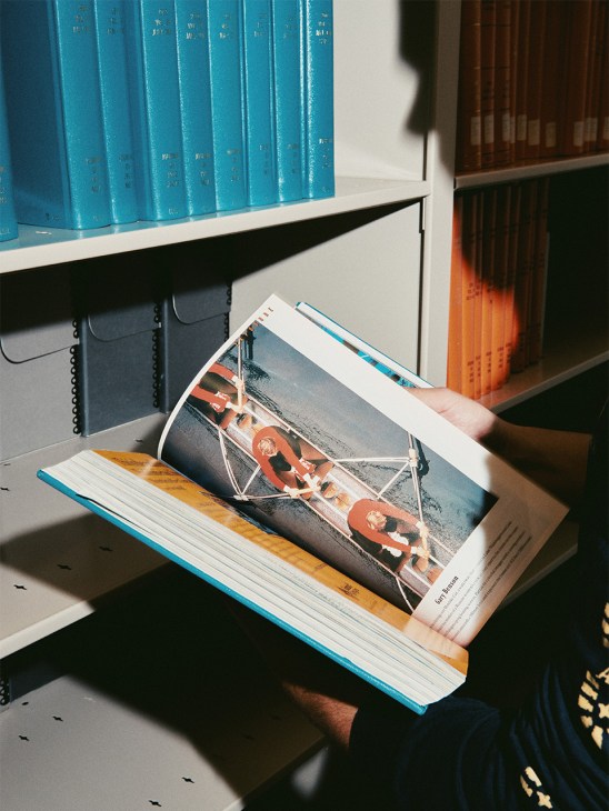 Bound copies of ‘Outside’ magazine