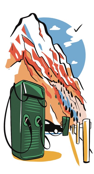 Fuel station in South Tyrol