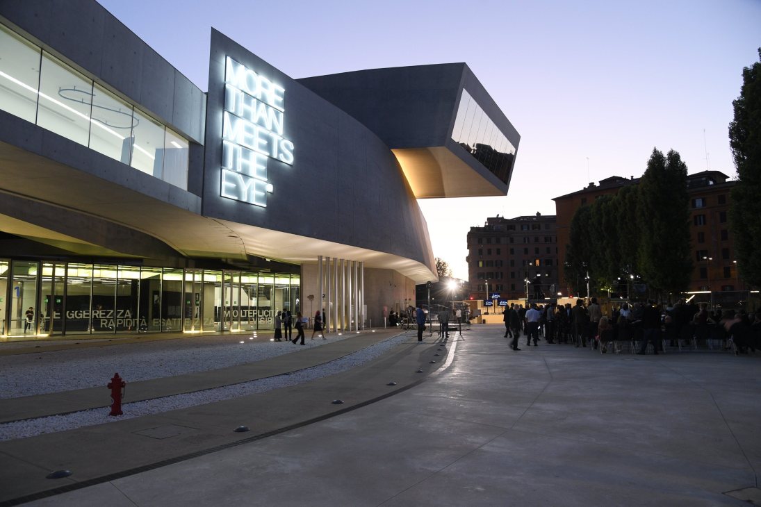 ROME, ITALY - JULY 06: A general view of MAXXI Museum during the 74th edition of the Nastri D'Argento 2020 on July 06, 2020 in Rome, Italy. (Photo by Daniele Venturelli/Getty Images)