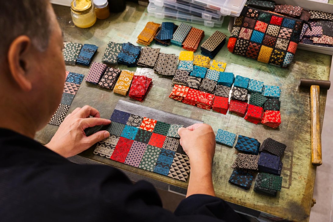 Maekawa Inden, pattern preparation