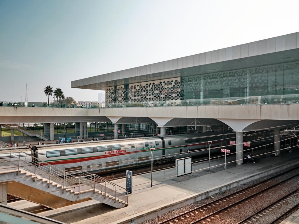 Morocco train station, exterior