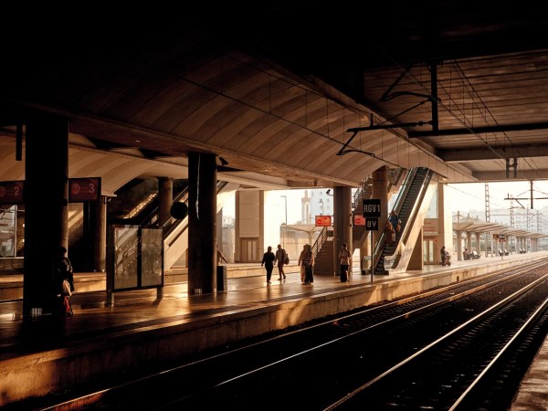 Morocco train station, interior