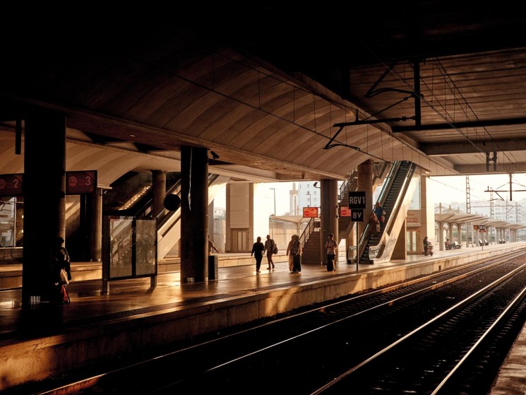 Morocco train station, interior