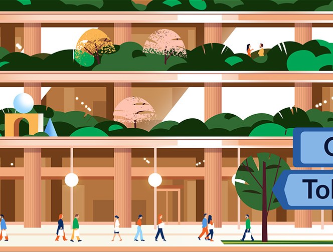 Tokyo Tatemono | Culture hub, illustration