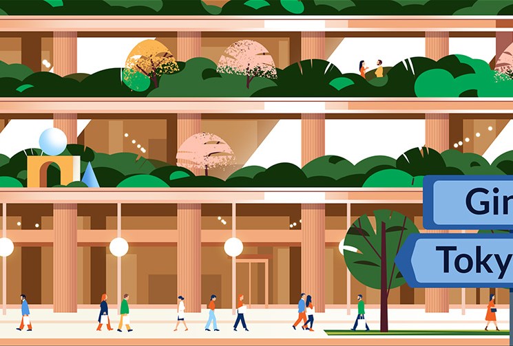 Tokyo Tatemono | Culture hub, illustration