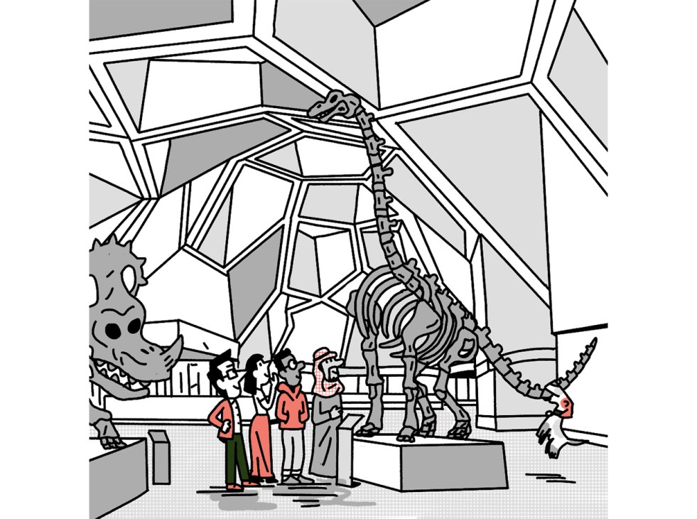 Monocle's Abu Dhabi Weekender illustration