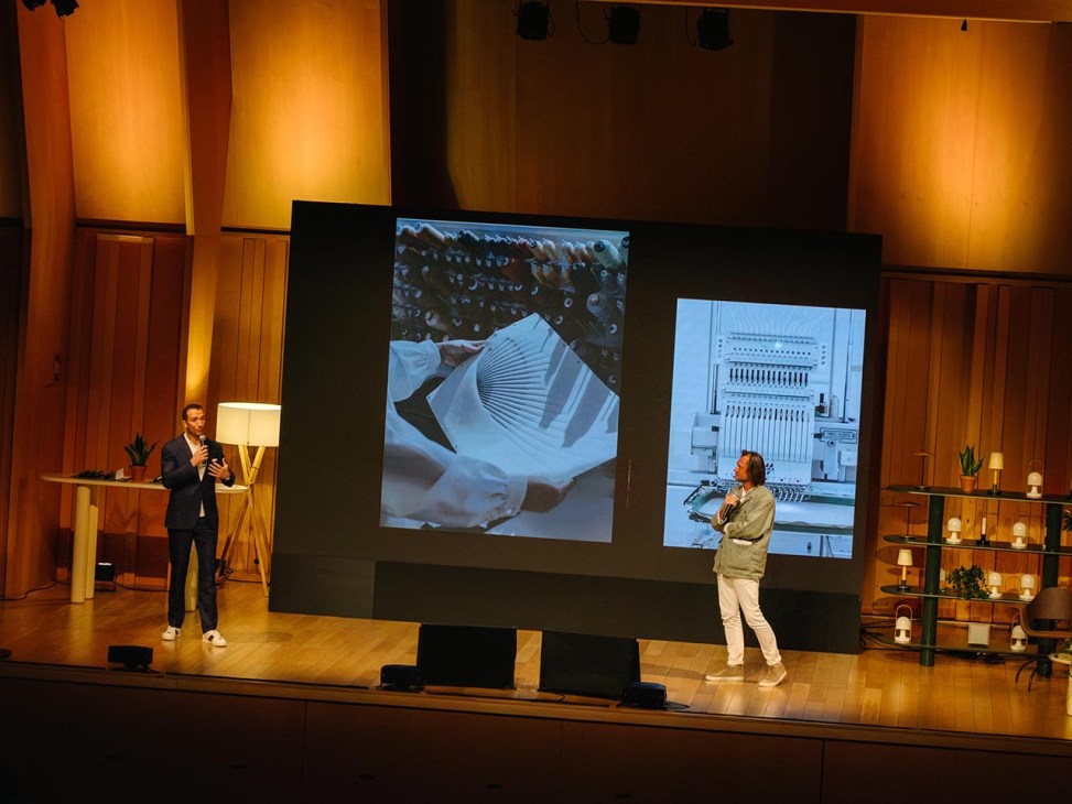 Martin Limpert on stage at Monocle's Quality of Life conference