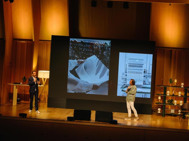 Martin Limpert on stage at Monocle's Quality of Life conference