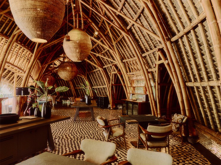 Sundy Praia’s restaurant in Príncipe