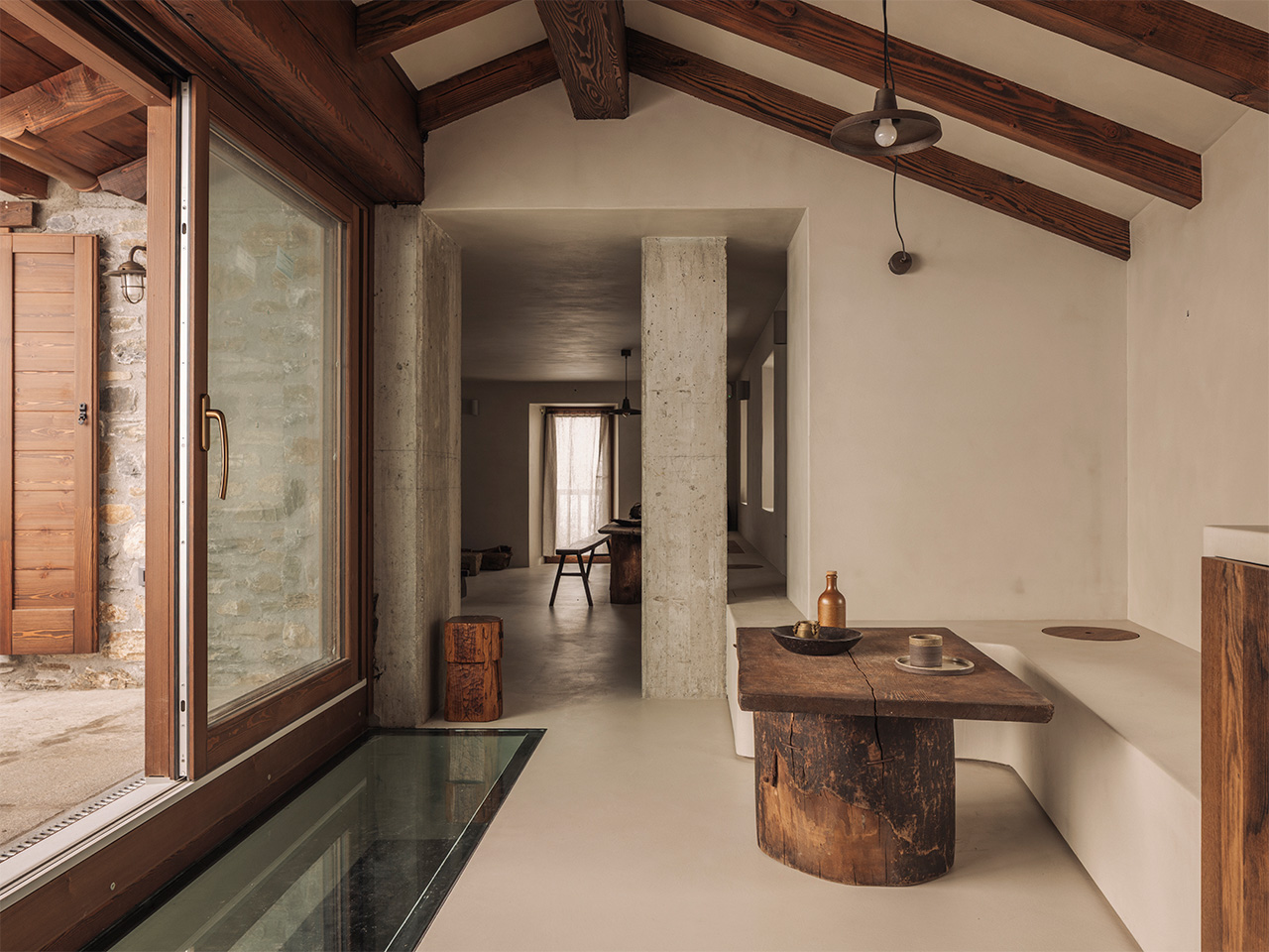 Inside House Montagna, the stunning alpine chalet renovation by Maison Osaïn