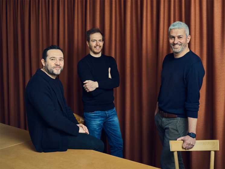 CMP (from left): Michel Carlana, Curzio Pentimalli, Luca Mezzalira